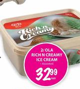 Ola Rich N Creamy Ice Cream-2Ltr