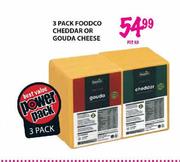Foodco Cheddar-3's Pack Or Gouda Cheese