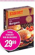 Eskort Rib Burgers-500g