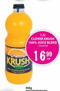 Clover Krush 100% Juice Blend-1.5L Each