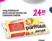 Parmalat Maxi Sliced Gouda Or Cheddar Cheese-400g