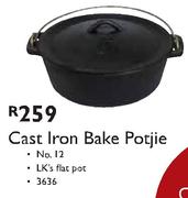 Cast Iron Bake Potjie No.12