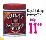 Royal Baking Powder Tin-100g