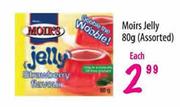 Moir's Jelly Assorted-80g Each