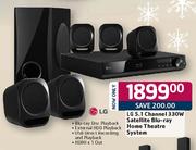 LG 5.1 Channel Satelite Blu-Ray Home Theatre System-330W