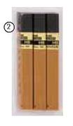 Pentel Pencil Leads 0.5mm HB-Per 3 Pack
