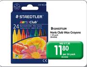 Steadtler Noris Club Wax Crayons-24's Pack