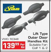 Lift Type Outer Door Handls Kit For Golf 1 & 2(VWD16348)-Per KIt