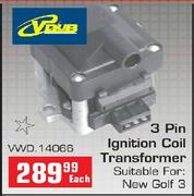 3 Pin Ignition Coil Transformer For New Golf 3(VWD14066)