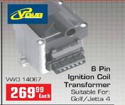 6 Pin Ignition Coil Transformer For Golf/Jetta 4(VWD14067)