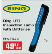 Ring LED Inspection Lamp With Batteries(RNG RIL50)