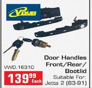 Door Handles Front/Rear/Bootlid For Jetta 2(VWD16310)
