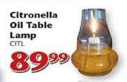 Citronella Oil Table Lamp