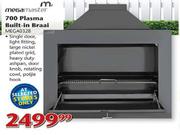 Megamaster 700 Plasma Built In Braai(MEGA0328)