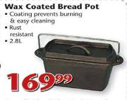 Wax Coated Bread Pot-2.8Ltr