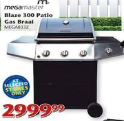 Megamaster Blaze 300 Patio Gas Braai(MEGA0332)