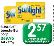 Sunlight Laundry Bar Soap - 144 x 125gm
