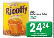 Nestle Ricoffy Instant Coffee - 1 x 250ml