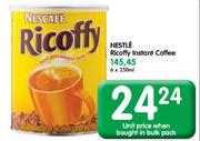 Nestle Ricoffy Instant Coffee - 6 x 250ml