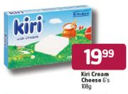 Kiri Cream Cheese 6's pack-108gm