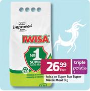 Iwisa Or Super Sun Super Maize Meal-5kg Each