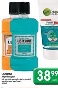 Listerine Mouthwash-500ml Each
