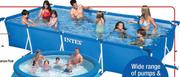 Intex Rectangular Metal Frame Pool-457 x 213 x 84cm