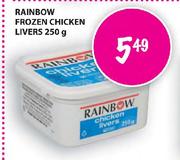 Rainbow Frozen Chicken Livers-250g 