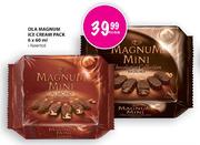 Ola Magnum Ice Cream Pack Assorted-6x60ml 