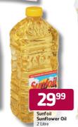 Sunfoil Sunflower Oil-2ltr