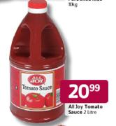 All Joy Tomato Sauce-2ltr