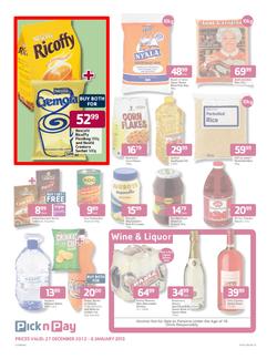 Pick n Pay KZN : Bringing in the New Year with Great Prices (27 Dec - 6 Jan 2013), page 3