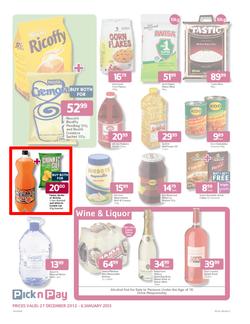 Pick n Pay Eastern Cape : Bringing in the New Year with Great Prices (27 Dec - 6 Jan 2013), page 3