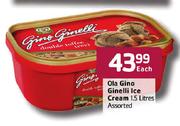 Ola Gino Ginelli Ice Cream Assorted-1.5 L Each