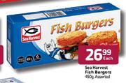 Sea Harvest Fish Burgers Assorted-450g Each 