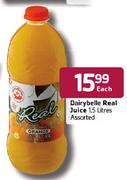 Dairybelle Real Juice Assorted-1.5L Each