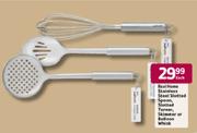 Real Home Stainless Steel Slotted Spoon,Slotted Terner,Skimmer Or Balloon Whisk Each