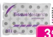 Tissue Masters Professional 2-Ply Virgin Toilet Rolls-Each