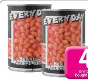 Everyday Beans In Tomato Sauce-12x410g