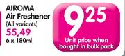 Airoma Air Freshner (All Variants)-6x180ml