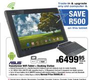 Asus Transformer WiFi Tablet + Docking Station