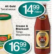 All Gold Tomato Sauce-700ml