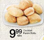 Cocktail Panini Rolls-12's