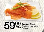 Scansa Sliced Smoked Norwegian Salmon-200g