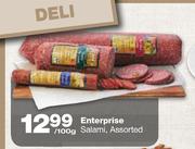 Enterprise Salami Assorted-100g