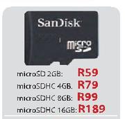 SanDisk MicroSD-2GB