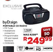 byD:sign Portable CD Radio