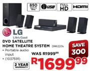 LG DVD Satellite Home Theatre System-DH6220