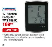 Sportsmans Warehouse 17-Function Computer