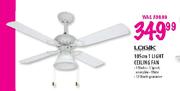 Logik 1 Light Ceiling Fan-105cm